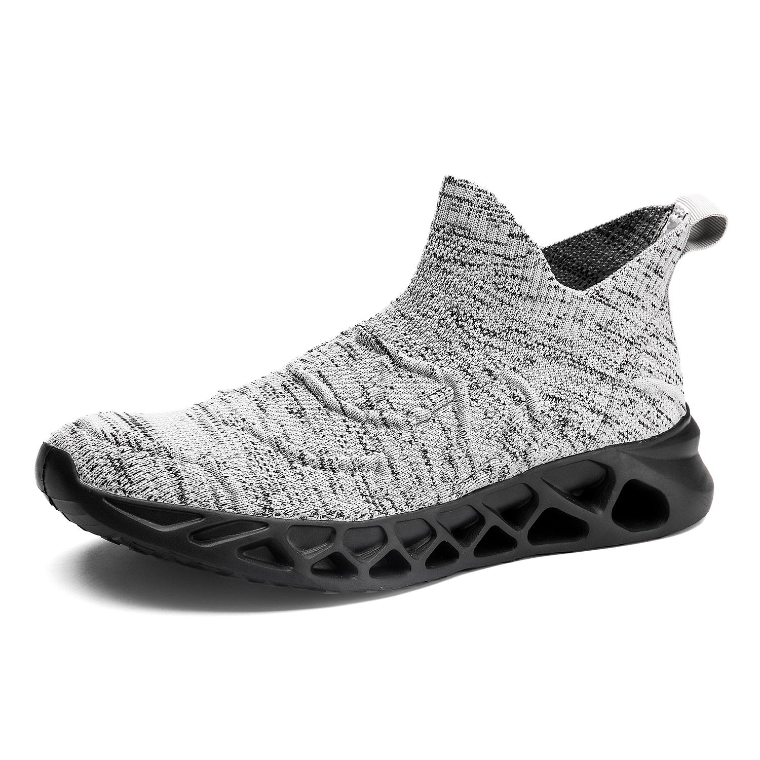 

Модные и удобные мужские повседневные кроссовки Легкие дышащие кроссовки для ходьбы для мужчин Бег и отдых Мужские кроссовки 39 серый