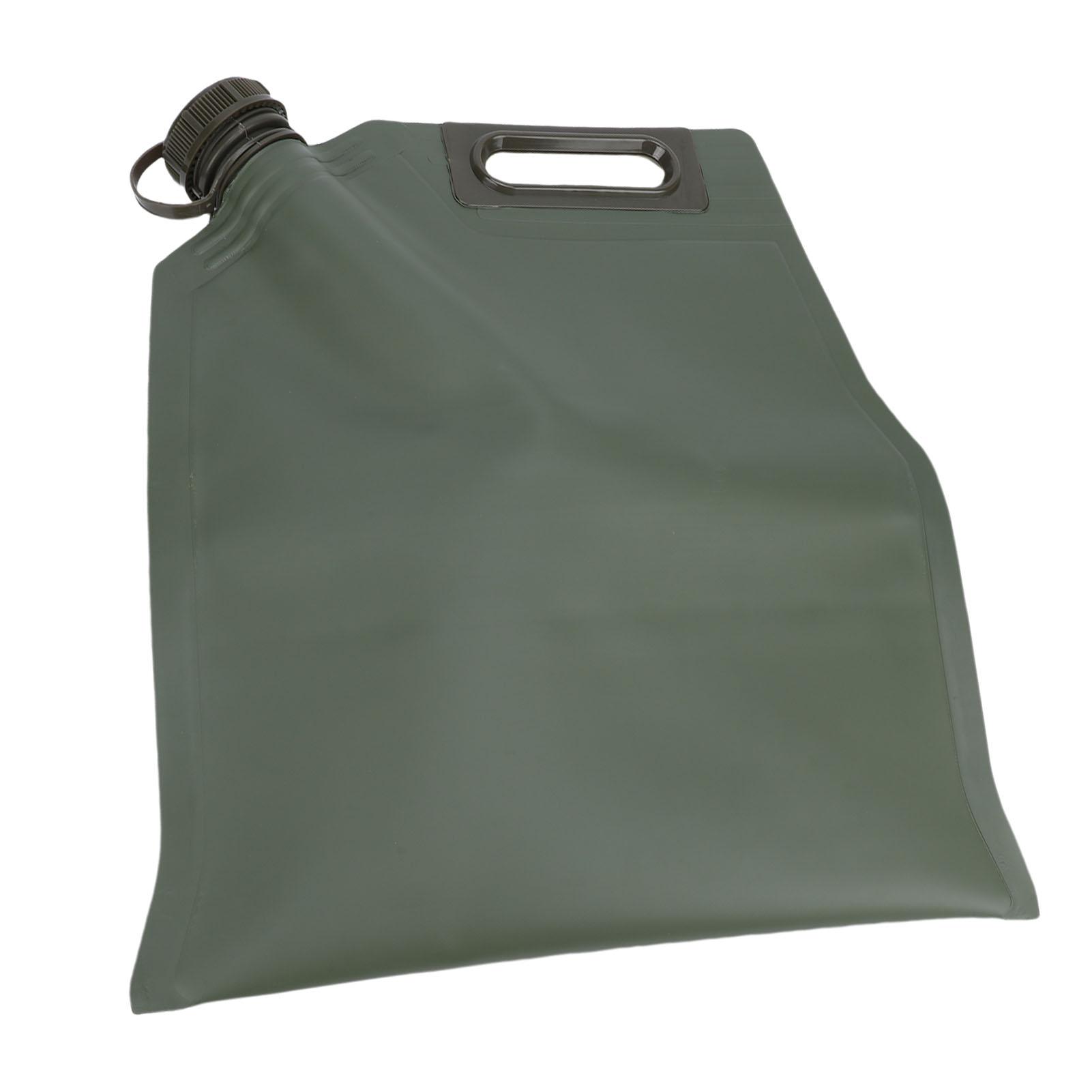 

Gas Bladder TPU Leakproof Portable Handheld Gas Container Foldable Vehicle Oil Transfer Bag for Drivers Motorcycles SUVs Road Trips Green