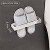 Shoe Rack Perforated Free No Floor Space Adhesive Type White/blue/ Storage Tools Shoe Shelf Simple Household Use