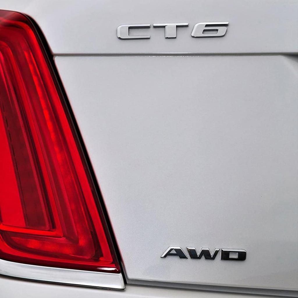 3D ABS Letter Badge Nameplate Rear Fender Trunk Emblem Sticker Accessories for Cadc XT4 XT5 XT6 CT4 CT5 CT6 XTS XT5