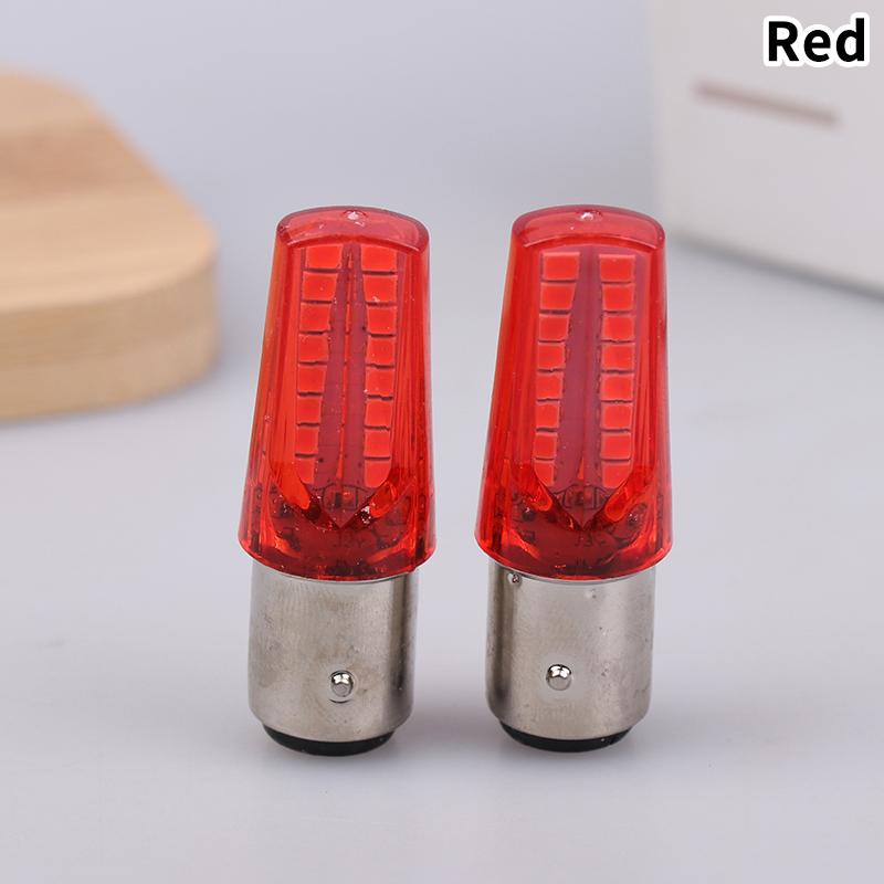 

2 шт. 1157 Ba15D Светодиодный стоп-сигнал Мотоциклетный стробоскоп Светодиодный парковочный задний фонарь Мигающий предупреждающий фонарь Задний фонарь стоп-сигнала Указатель поворота красный
