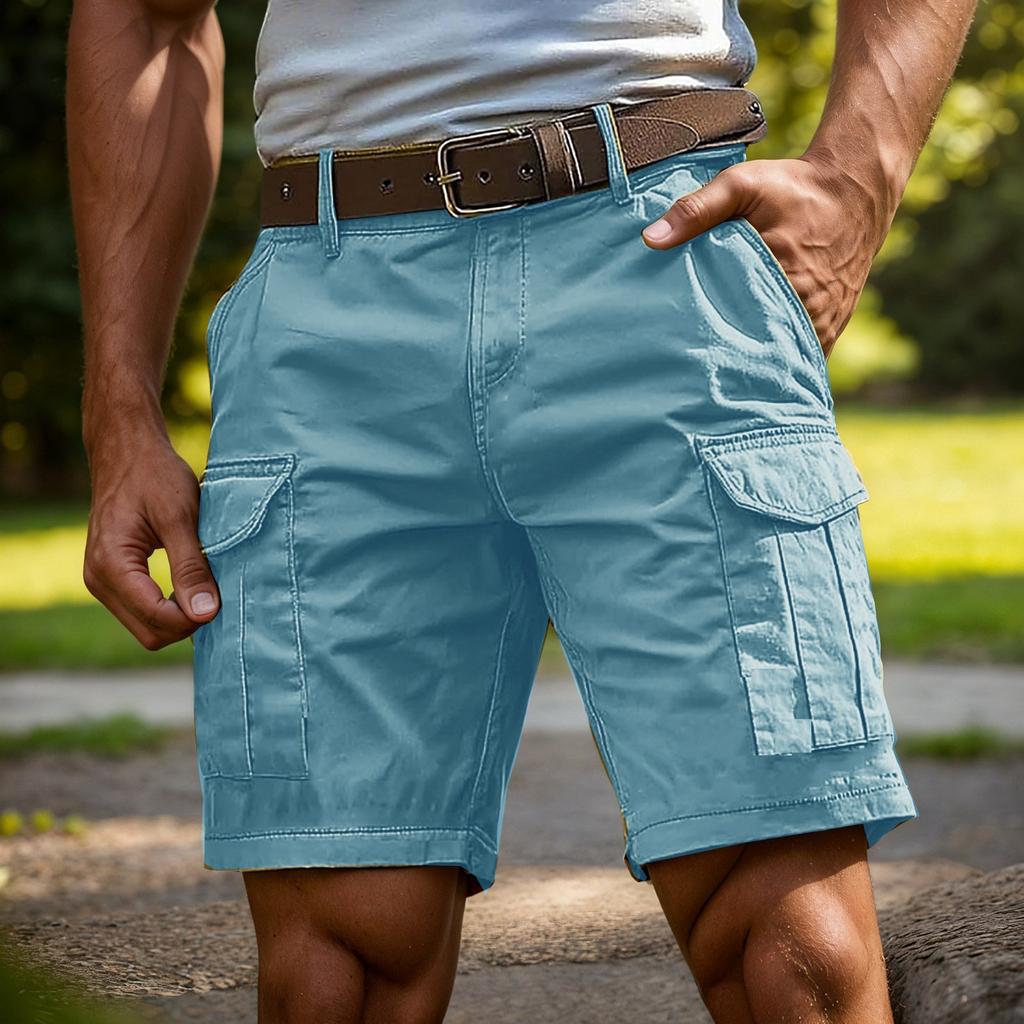 Men's Sports Pocket Workwear Casual Loose Shorts Casual Jogging Shorts