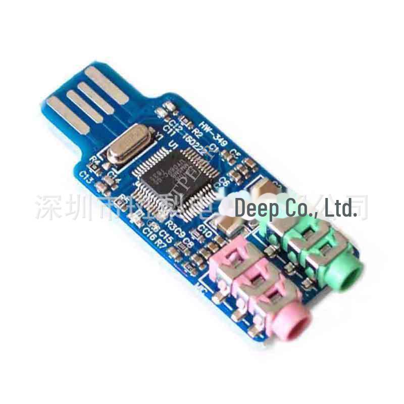 CM108 Plug-and-Play USB-Soundkarte: Externes treiberloses Audiomodul für PC/Laptop