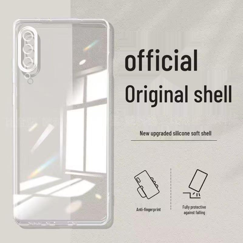 Xiaomi 9 Pro Liquid Silicone Case: Simple Solid Color, Cube Design, All-Inclusive, Drop-Proof, Straight Edge, Soft Cover