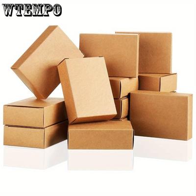 35 Cajas de Regalo de Papel Kraft para Jabón Embalaje de Regalo para Suministros para Hacer Jabón Casero para Detalles de Fiesta Envoltorio para Golosinas Cajas para Golosinas
