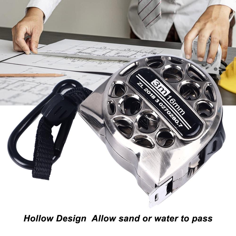 Professional Stainless Steel Tape Measure Retractable Precision Measuring Tape Hollow Measuring instrument Industrial