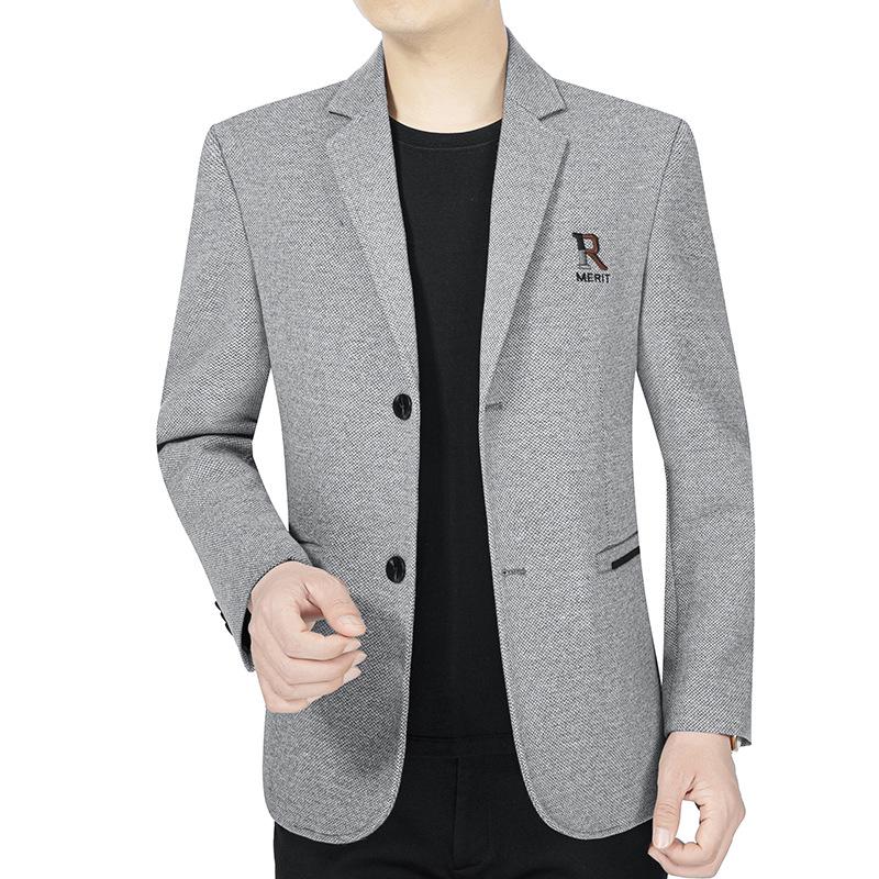 2024 Men's Business Casual Suit: Breathable, Comfortable Autumn/Winter Fashion Coat.
