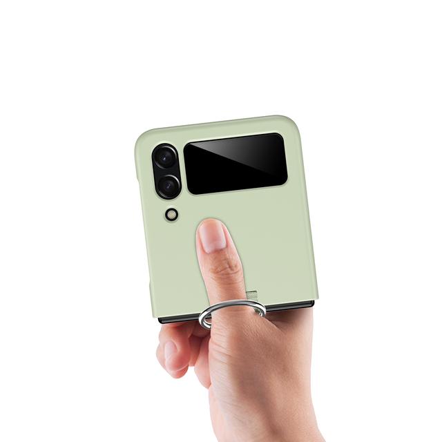 Fall Protection Fashion Portable Ring Holder Case For Samsung Galaxy Z Flip4 Flip 4 Flip3 Flip 3 5g Slim Lightweight Cover