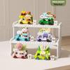 Micro-particle City Street Food Cart Building Blocks: Educational Assembly Toy for Children