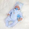 22" Real Life Reborn Dolls Baby Boy Newborn Realistic Soft Silicone Toys Vinyl