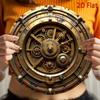 Metal Wall Art Decor Steampunk Gear Home Industrial Garage Bar Cafe