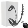 Penis Ring Vibrator Vibrating Cock Ring Remote Control Anal Butt Plug Prostate Massager Male Masturbator Anal Sex Toy for Man