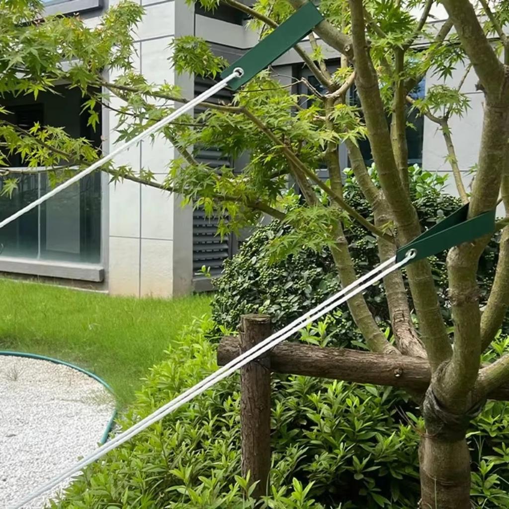 Outdoor Baum Richtungs-Befestigungsgurte mit Metallösen Robuste Verstellbare Befestigungsbänder für Pflanzenstütze und Gartenbau