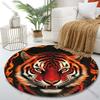 Multiple sizes ferocious animals Tiger head Print Round Carpet Living Room Bedroom Table Chair Sofa Decorative Carpet
