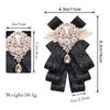 Luxus-Fliege Lässiger Diamantkragen Blume Britischer Stil Halsdekoration Herren