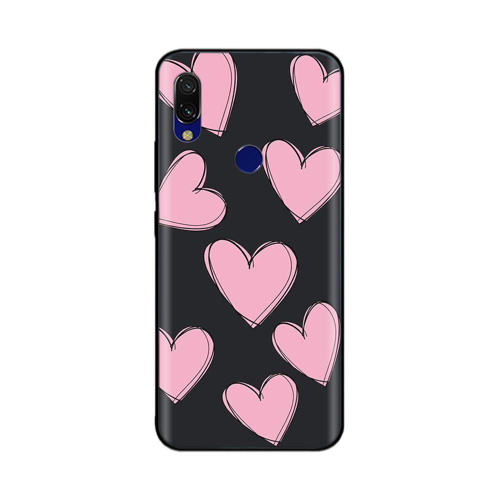 For Xiaomi Redmi 7 Case Redmi7 Black Silicon Bumper Soft Tpu Phone Case Cover For Xiaomi Redmi Note 7 Pro Note7 Case Funda Coque
