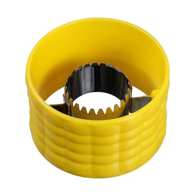 Corn Cob Stripper Peeler Remove Kernel Portable Stainless Steel Corn Stripper for Kitchen Yellow