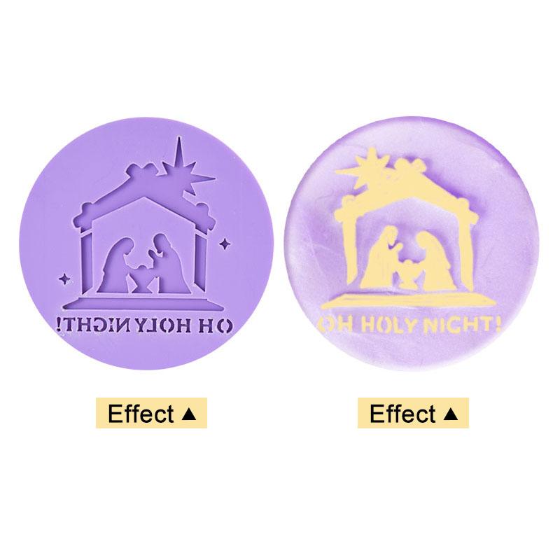 Eid Mubarak Cookies Cutter Moon Star Temple Embossed Biscuit Mold Fondant Stamp Ramadan Muslim Party DIY Cake Decoration Tool