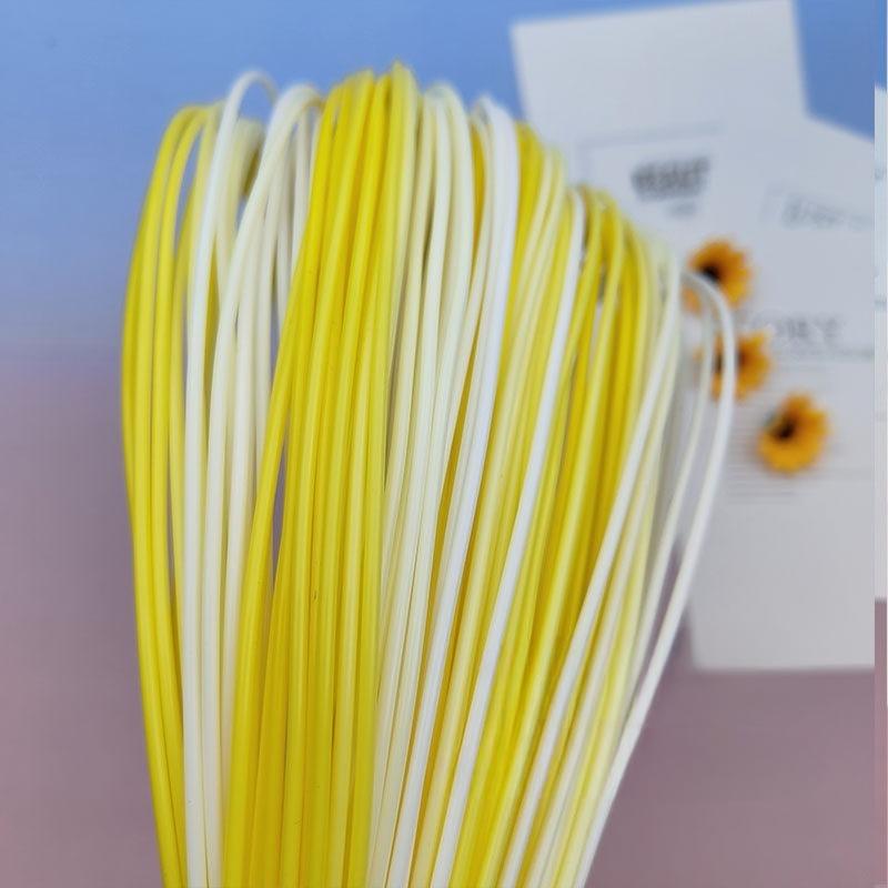 500g 2.4mm PE Round Synthetic Rattan Weaving Material Plastic Knit for Furniture Repair Chair Table Basket about 90Meter