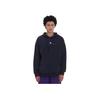 Li Ning Badfive Sports Basketball Serie Lockeres Kapuzensweatshirt mit Rückendruck Herren Sweatshirt Schwarz AWDR943-1