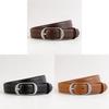 Leather Waist Belt For Women With Classic Pin Buckle Suitable For Jeans