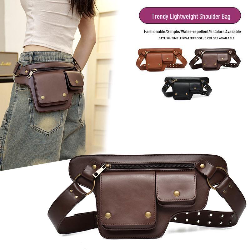 Borsa Multifunzione Retro da Vita e Spalla per Ciclismo all'Aperto