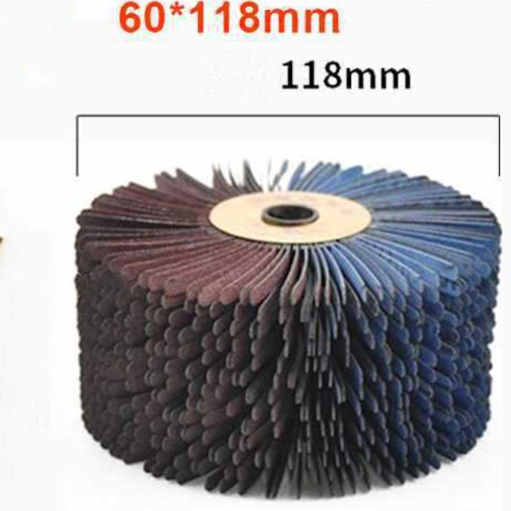 Replacement Flower Head Abrasive Nylon Polishing Wheel Brush Remove Rust Polishing Flap Grinding Wheel Sander Carpentry Durable