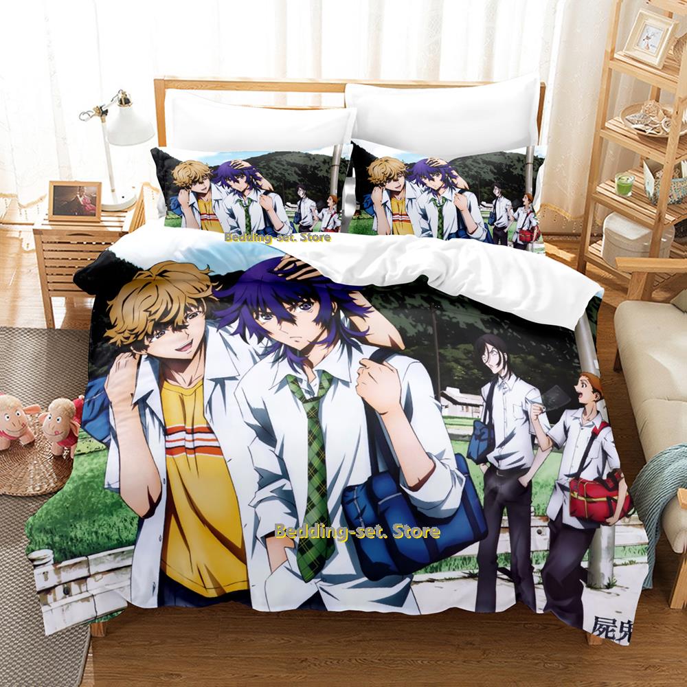 Comforter New Shiki Bedding Set Single Twin Full Queen King Size Bed Set Adult Kid Bedroom Three-Piece Suits Personality Anime Bed Sh