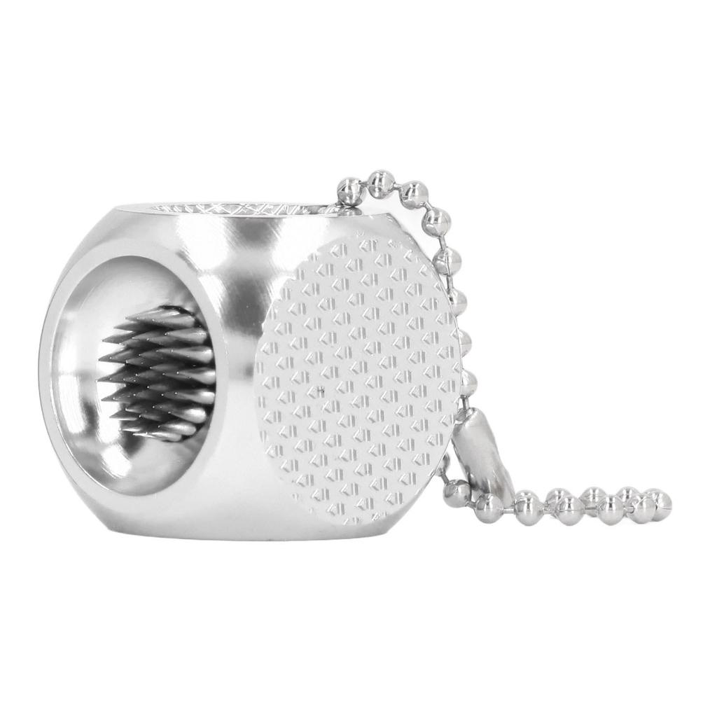 Billiards Pool Cue Tip Repair Tool Billiard Cue Accessories Trimmer Burnisher Shaper Tapper with Metal Hanging Rope