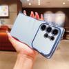 For Samsung Galaxy S24 Ultra Case Curly Wave Frame TPU Phone Cover Electroplating Large Window