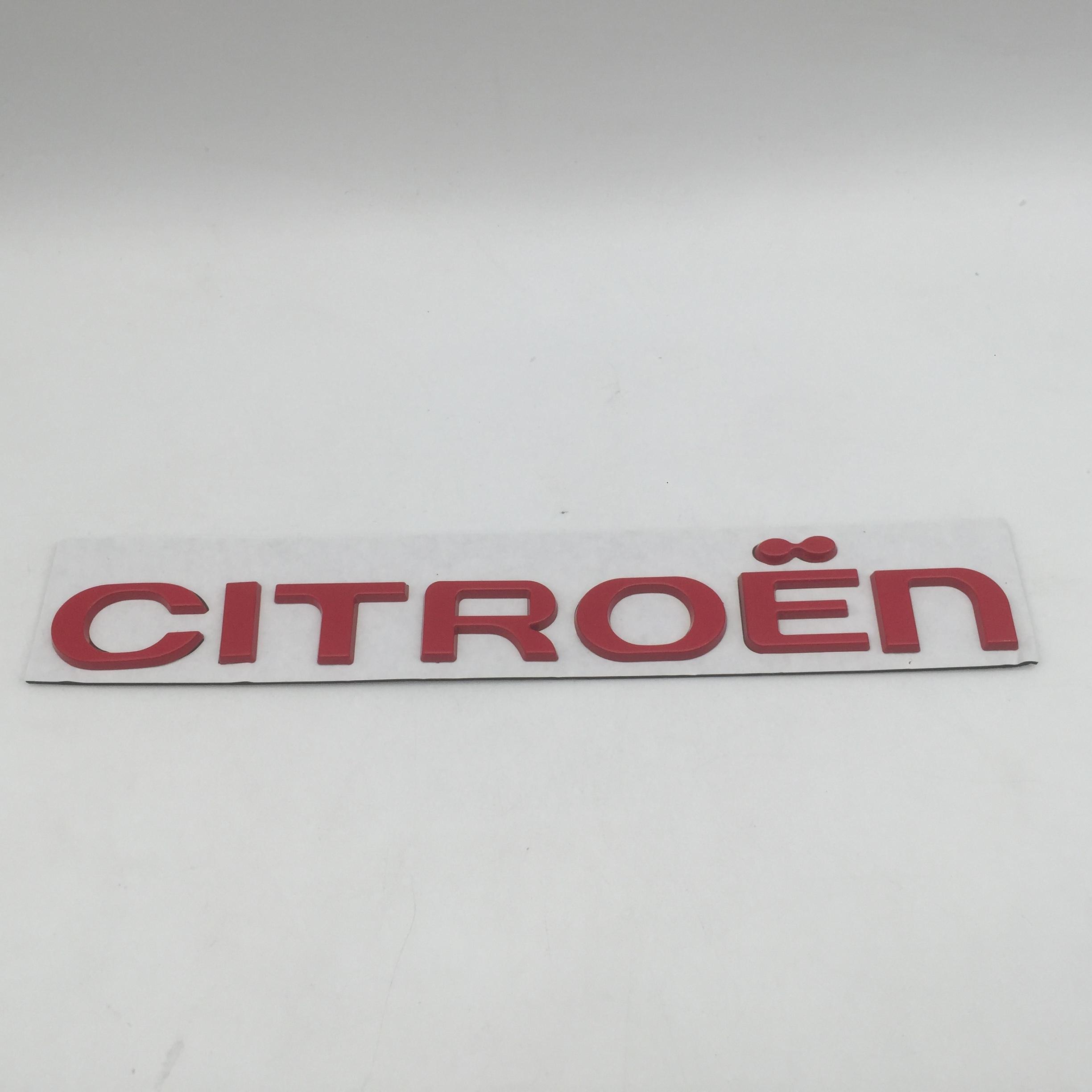 

1pcs 3D metal for Citroen Car letters Emblem Sticker Rear tail Trunk Badge Decal Styling auto accessories