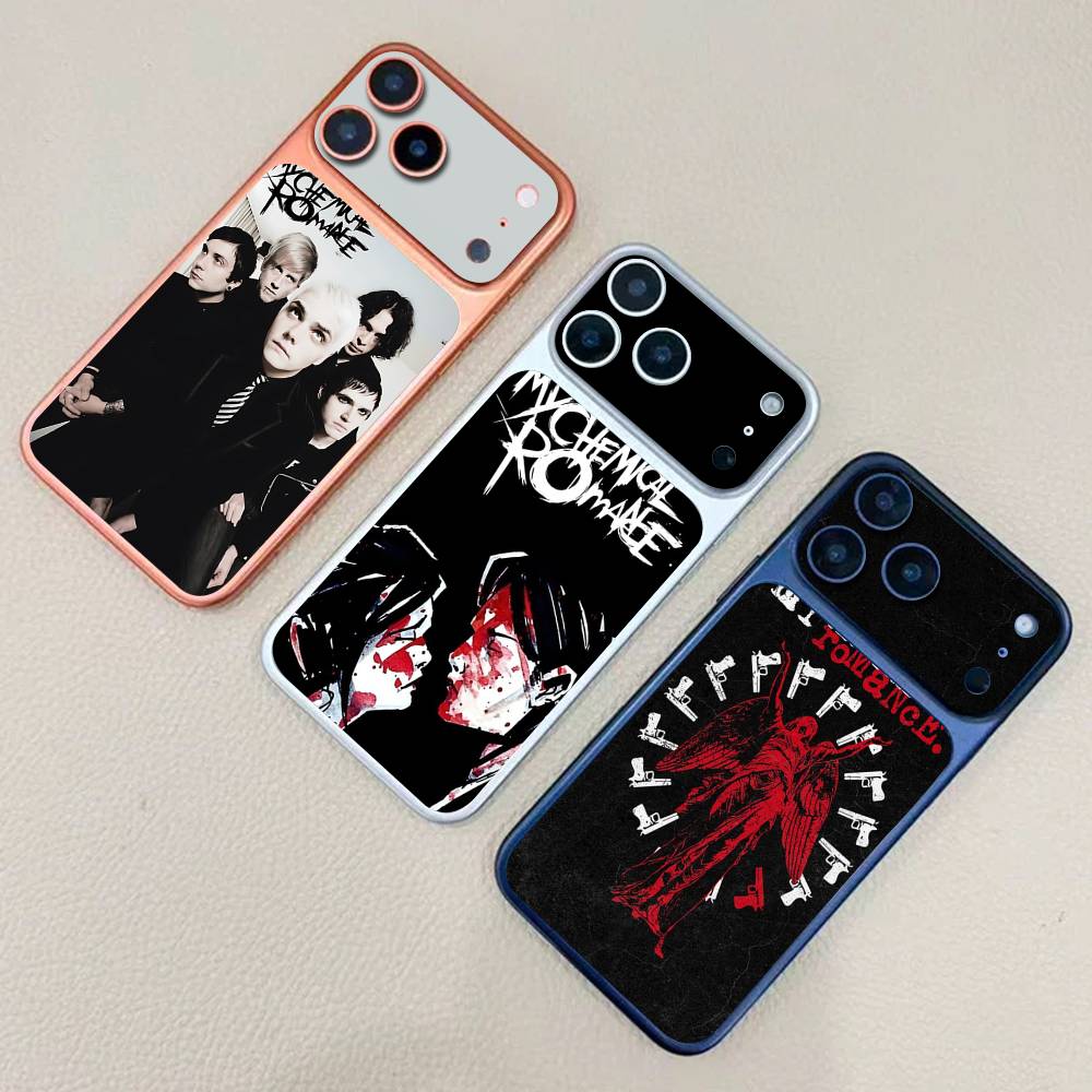 My Chemical Romance Rock Band Modern Style Back Decal Sticker Protective Wrap Skin For IPhone 17 Pro 17 Pro Max