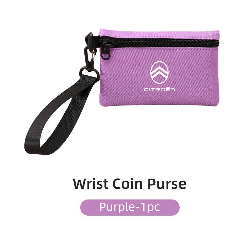 Car Logo ID Credit Bank Card Holder Wallet Small Money Case Wallet Coin Purse Card Bag For Citroen C4 C3 C5 C2 Celysee Berlingo