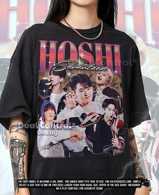 HOSHI SEVENTEEN Bootleg Shirt, Hoshi Seventeen Retro Tees, K-Pop Idol T-Shirt, Stage Longsleeve, Hoshi Seventeen Vintage Sweater #saf