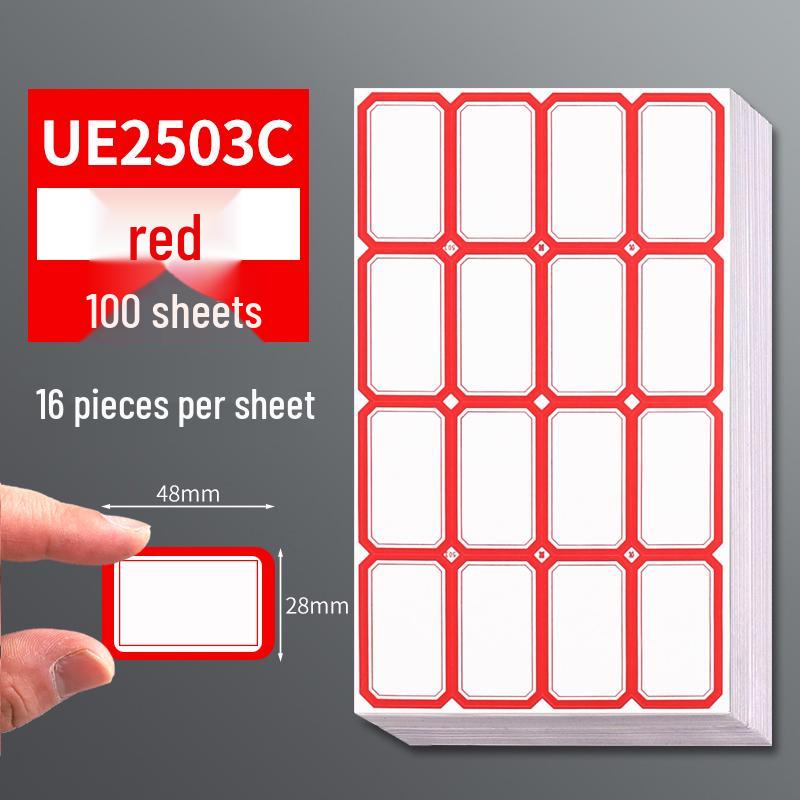 Roztomilé vodotěsné samolepicí poznámkové samolepky - Malé ručně psané štítky