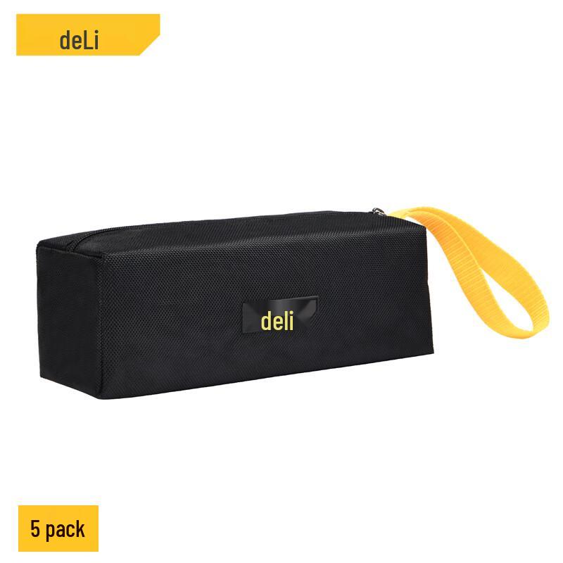 Deli 5-Pack Oxford Cloth Portable Tool Storage Bag 250x90x100mm
