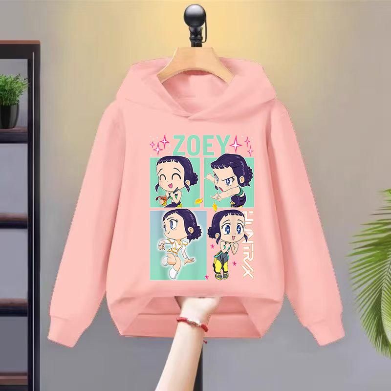 Hanorace Sweatshirturi Fete Hanorac Stilat cu Imprimeu Desene Animate Hanorac Casual Confortabil Croială Lejeră