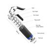 Heavy Duty Manual Grease Gun Kit 400CC With High-Pressure Pumping & Hose For Industrial Machinery And Vehicle Maintenance Tools
