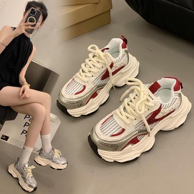 Fashion Women's Luxary Sneakers 2024 Mesh Breathable Shoes for Women Sports Running Casual Ladies Fitness Vulcanize Shoes Baskets