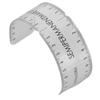Eyebrow Stencil Ruler Accurate Eyebrow Template Measuring Ruler Reusable DIY Makeup Tool