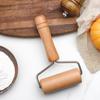 Wood Rolling Pin Non-Stick Dough Roller for Pizza Pastry Ergonomic Mini Dough Rolling Pin Easy-Clean Essential Baking Tool for Home Kitchen