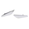 2PCS Front Fender Chrome Finisher 51117338569 Replacement for X3 X4 F25 F26 2013‑2017