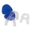 4Pcs Mouth Guard with Storage Case Anti-Grinding Teeth Protection Transparent Sports Mouth Guard for Teeth Clenching At Night