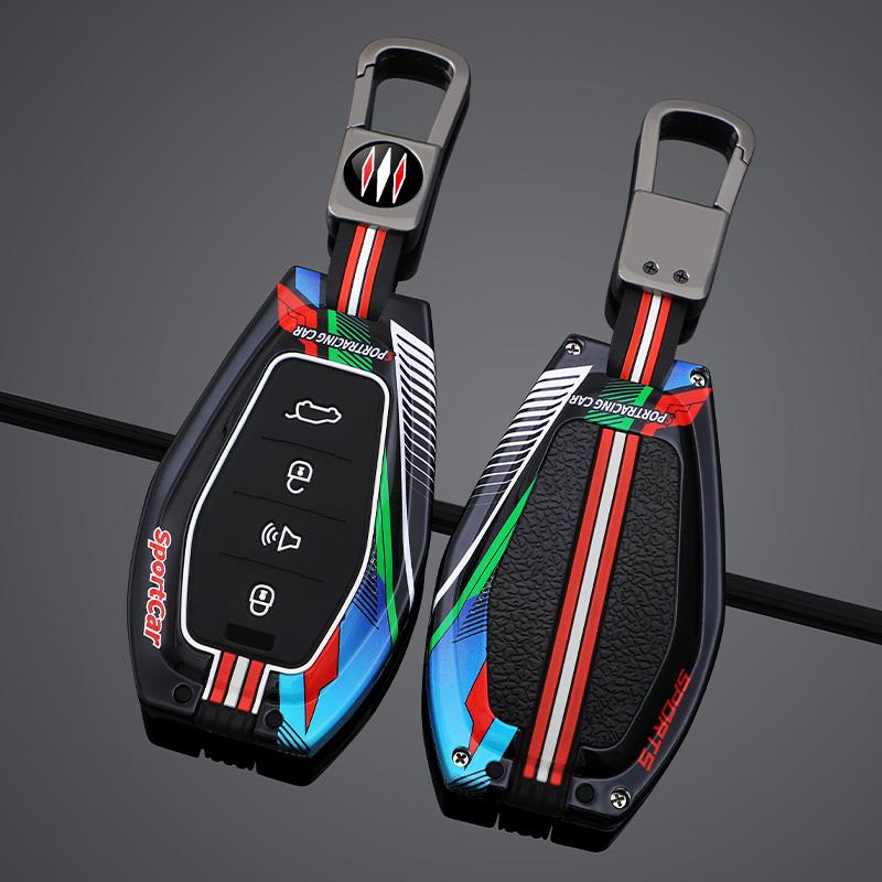 Car Key Bag Protective Shell Fob For Chery Jetour X70 X90 X95 Plus Zinc Alloy Car Key Decoration Shell Accessorie