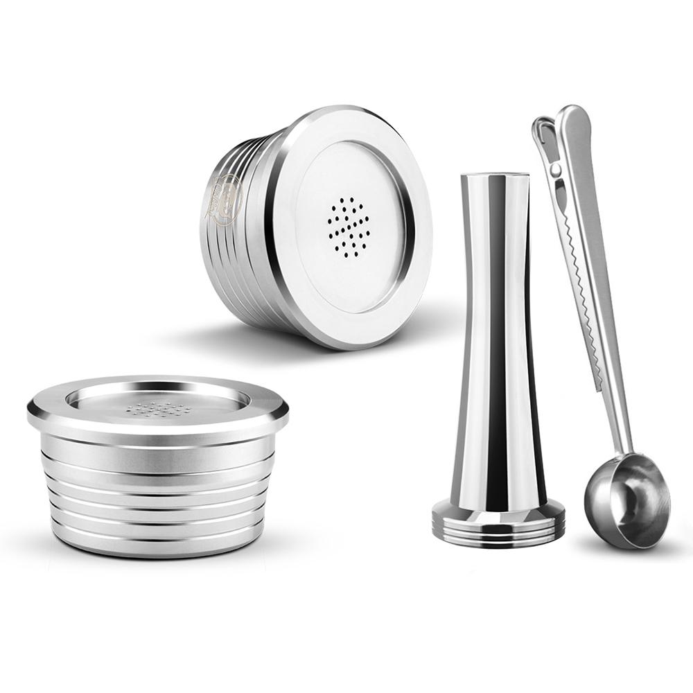 Para Máquina de Café Delta Q NDIQ7323 Cápsula Reutilizável Aço Inoxidável Filtros de Café Recarregáveis Copo Acessórios de Café