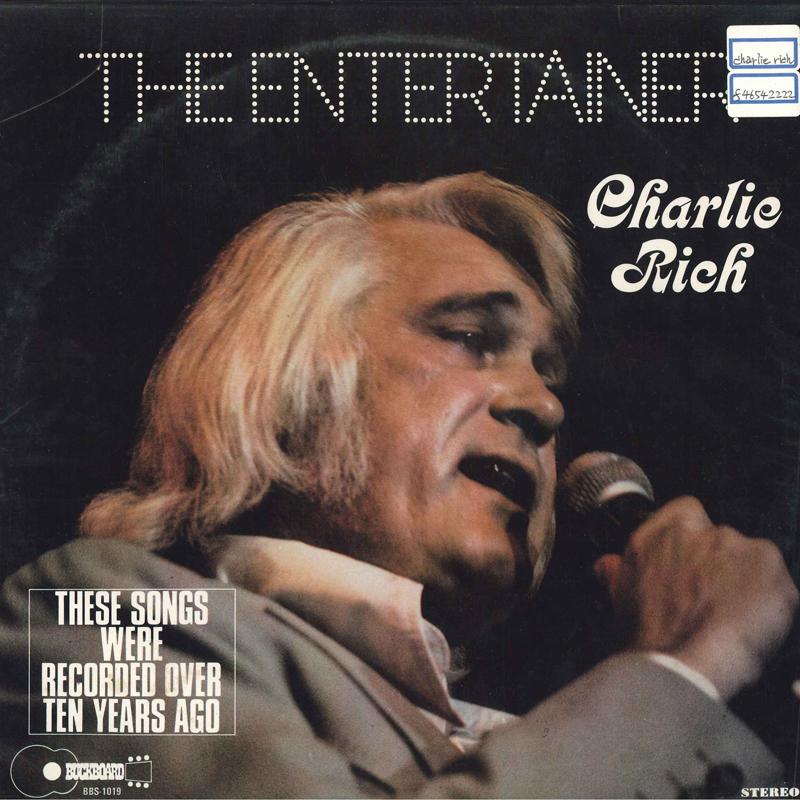 

LP Record CHARLIE RICH - Entertainer BBS1019 Buckboard Recor 1975 US Pop Used
