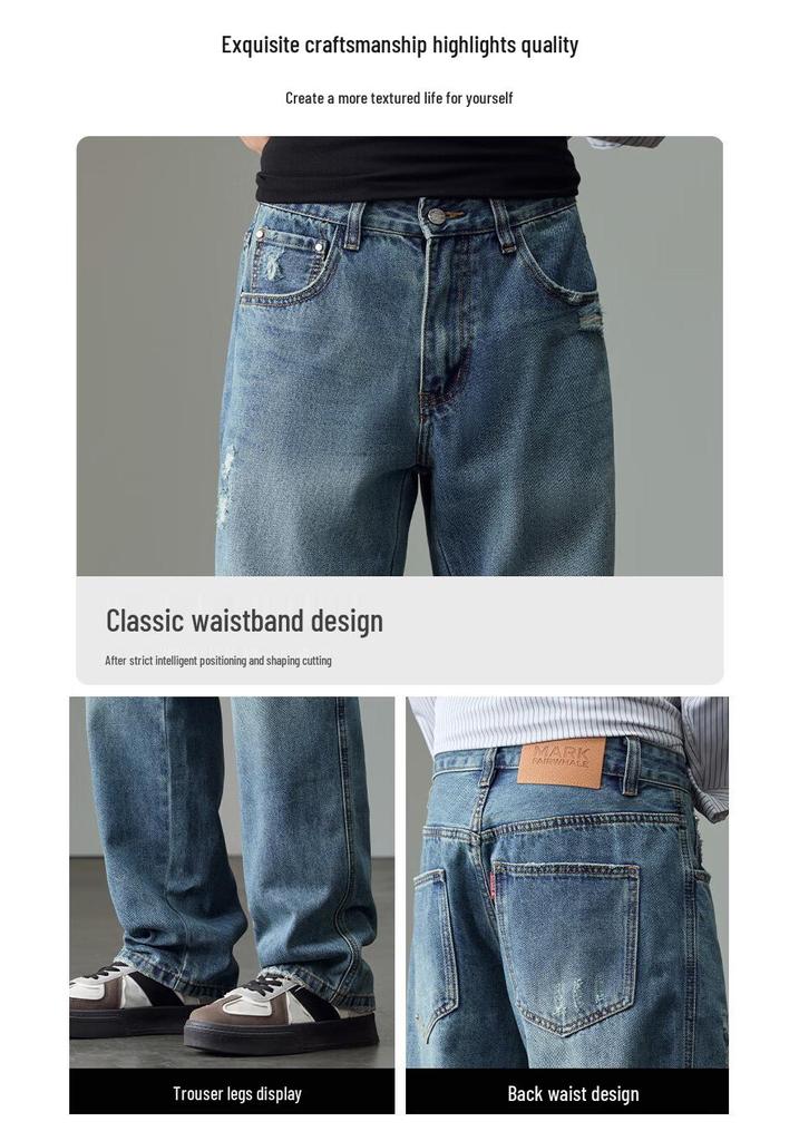 Mark Fairwhale Men's Retro Straight-Leg Jeans