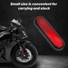 NTHREEAUTO Red Reflectors Motorcycle Safety Reflector Reflective Sticker Universal Compatible With Bicycle, Bike, Trailer, Cars, Trucks, Boat, ATV,