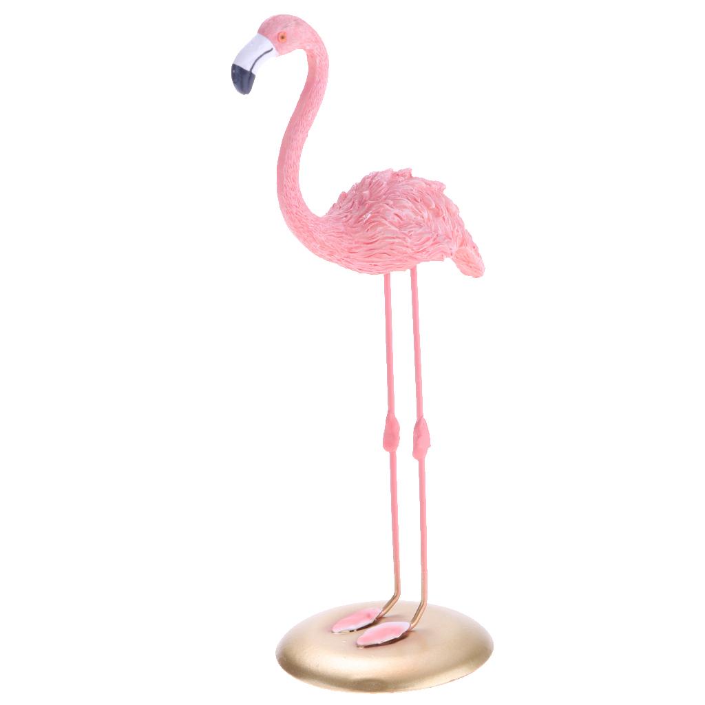 Female Flamingo Novelty Ornament European Statue Figure Indoor Decoration Home Centerpiece Garden Lawn Decor