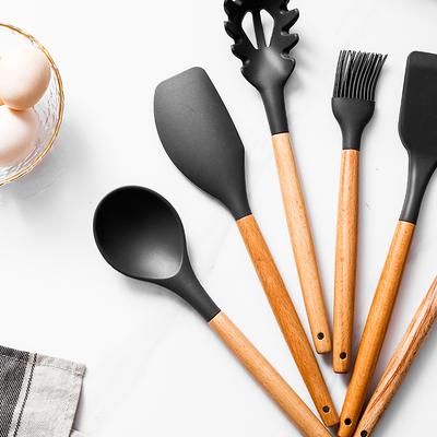 İndirim, Yapışmaz Tava, Spatula, Erişte Balıkçılığı Kaşığı, Silikon Kaşık, Mutfak Gereçleri, Ahşap Sap, Pişirme Spatulası, Fırıncılık Aletleri